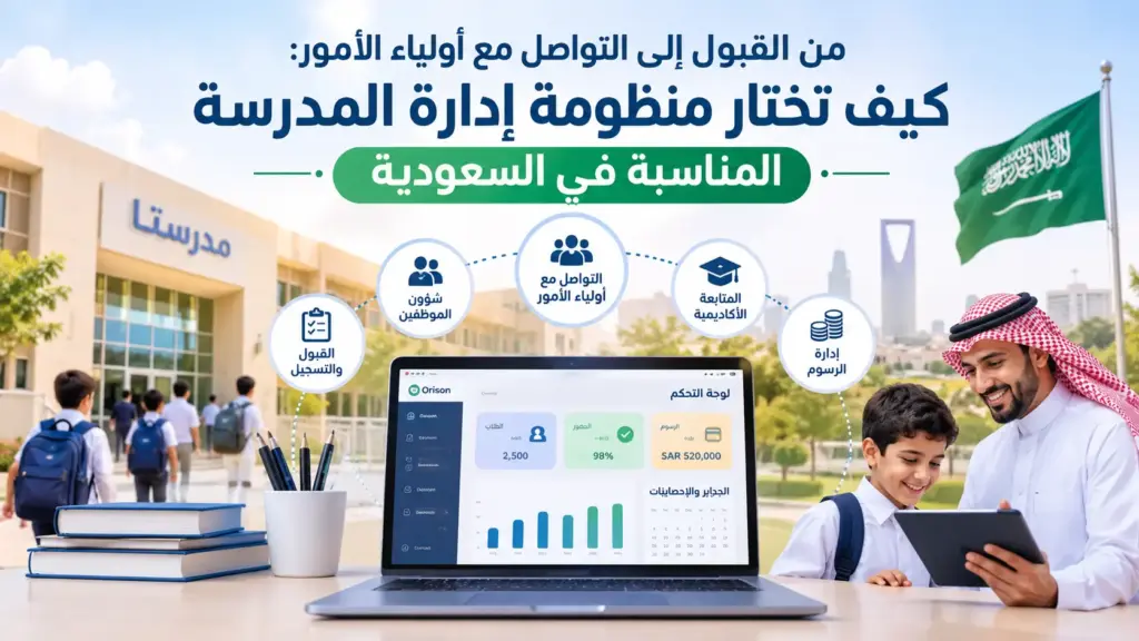 School management software in Saudi Arabia for admissions, attendance, fee management and parent communication